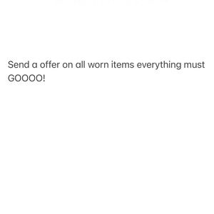 Everything must Go! Name your price on all used items